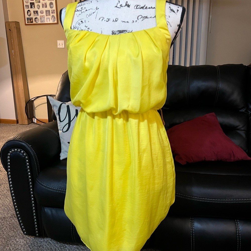 City Triangles Sunny Yellow sundress